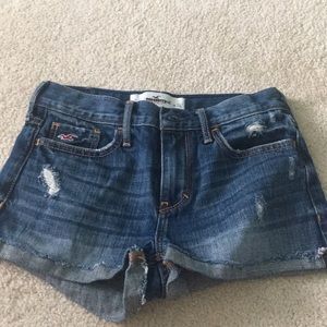 Hollister jean shorts